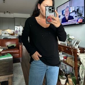 Roz and Ali embellished sweater, size XS